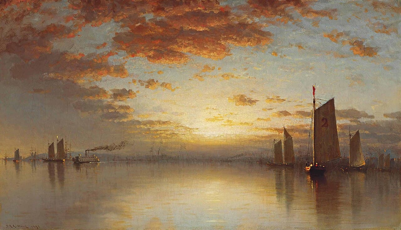 Sunset over the Bay